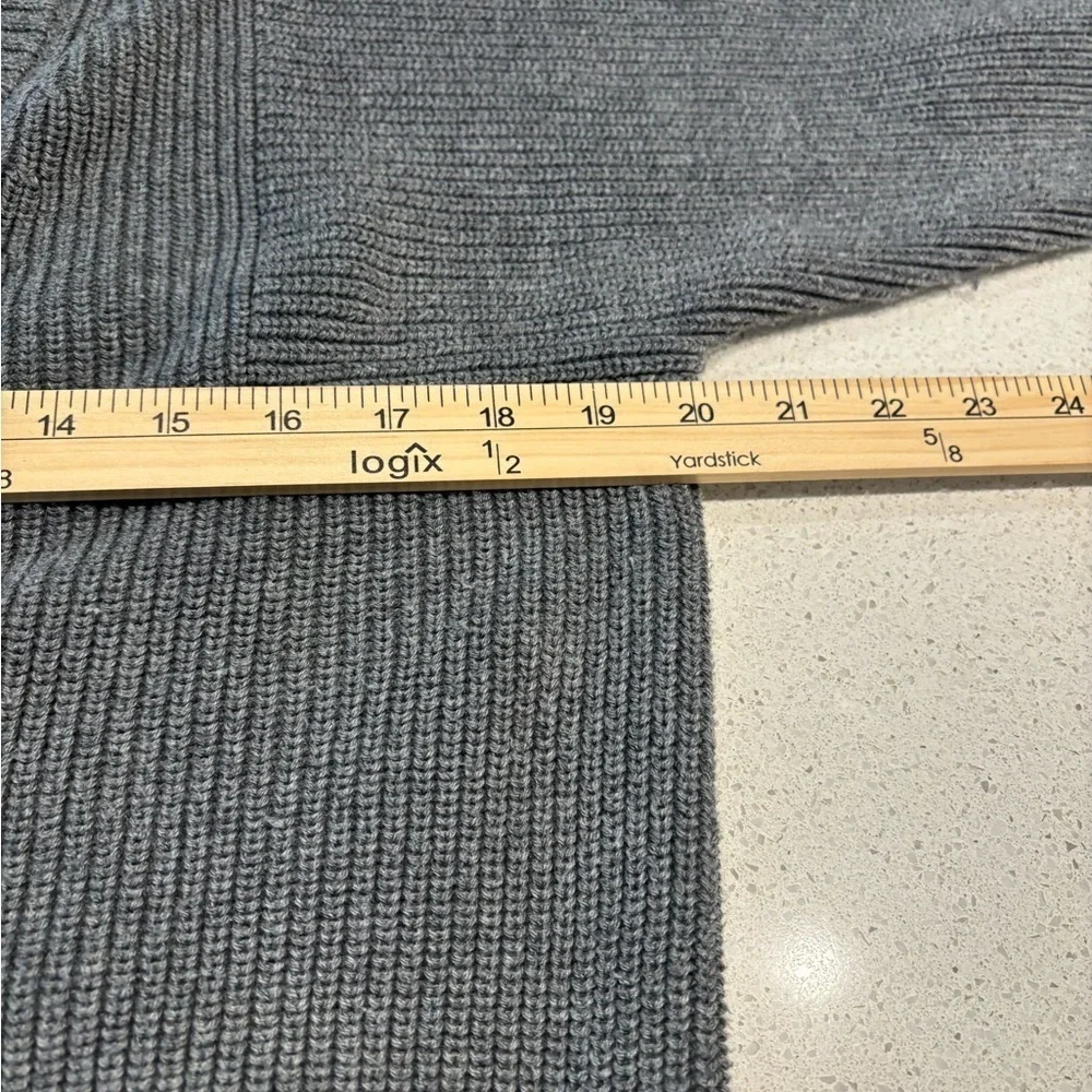 Athleta Gray Button-Up Chunky Cardigan, Size XXS